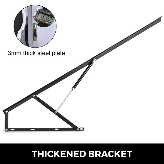 Pneumatinis lovos pakėlimo mechanizmas VEVOR 152 cm, 60 kg keliamoji galia