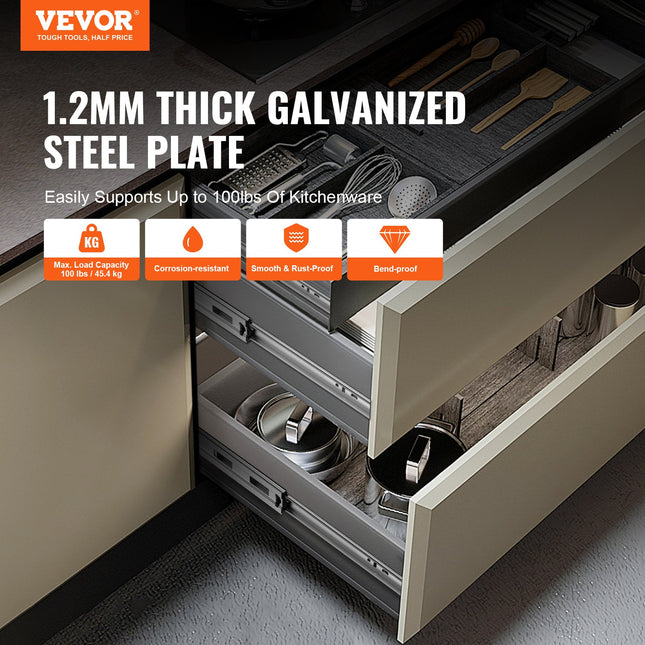 Stalčių bėgeliai VEVOR 4605S2.400-6, 406,4 mm, 6 poros