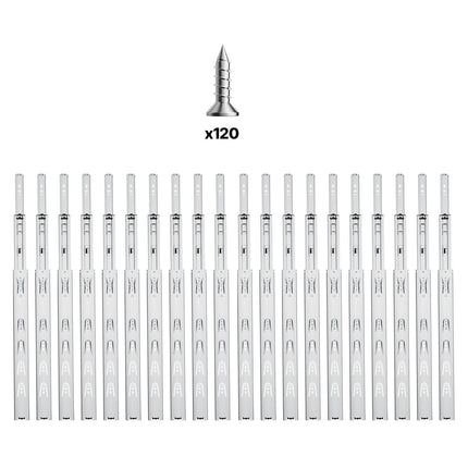 Stalčių bėgeliai VEVOR 4530.450.ZC, 450 mm