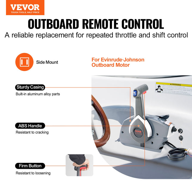 Valties variklio valdymo svirtis VEVOR 5006180, skirta Evinrude Johnson varikliams