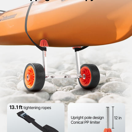 Baidarių vežimėlis VEVOR 2017, 113,4 kg keliamoji galia