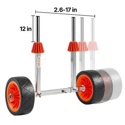 Baidarių vežimėlis VEVOR 2017, 113,4 kg keliamoji galia