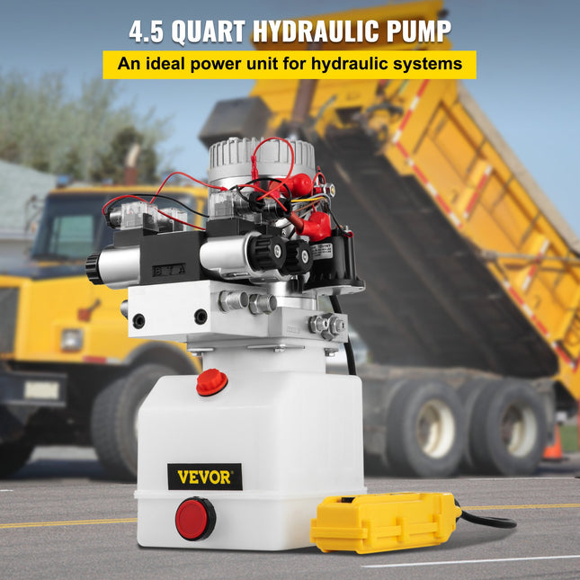 Hidraulinis siurblys VEVOR Double Acting, 12V DC, 4,5 l