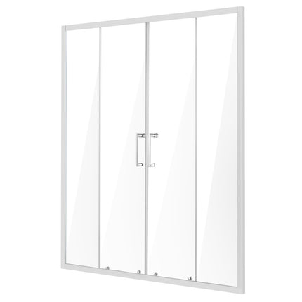 Pusiau rėminės dušo durys VEVOR CNH-EC-S742A CH, 147-150 x 178 cm