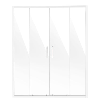 Pusiau rėminės dušo durys VEVOR CNH-EC-S742A CH, 147-150 x 178 cm
