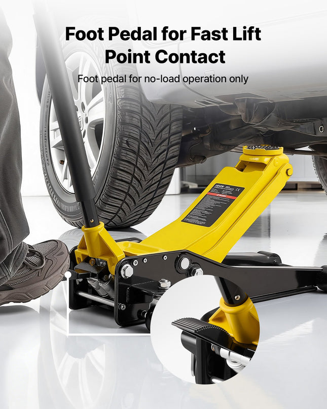 Žemo profilio hidraulinis keltuvas VEVOR WD-A-03000-B00-0/JT, 3 tonos