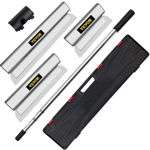 Glaistymo mentelių rinkinys VEVOR 25/40/60 cm, su teleskopine rankena
