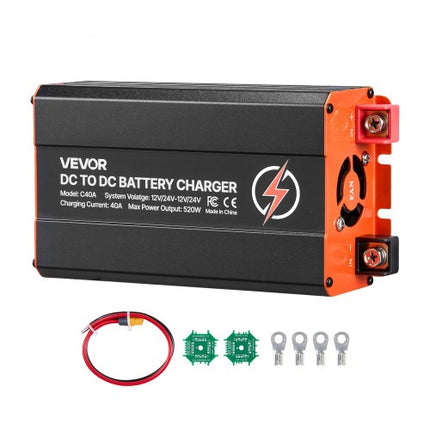 Akumuliatorių įkroviklis (DC-DC) VEVOR C40A, 40A, 520W