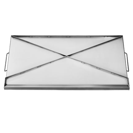 Nerūdijančio plieno kepimo plokštė VEVOR HH-SP004, 81 x 41 cm