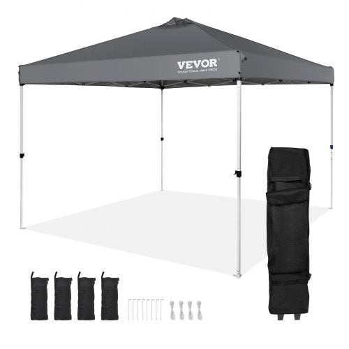 Sulankstoma pavėsinė VEVOR 10 x 10 ft, 250D PU danga