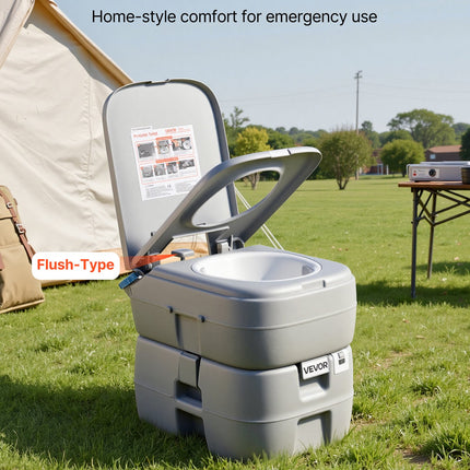 Nešiojamas tualetas VEVOR Air pump30L, 30 l talpa