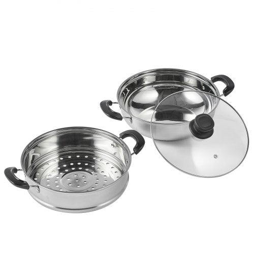 Garų puodas VEVOR 28 cm, 3QT talpa