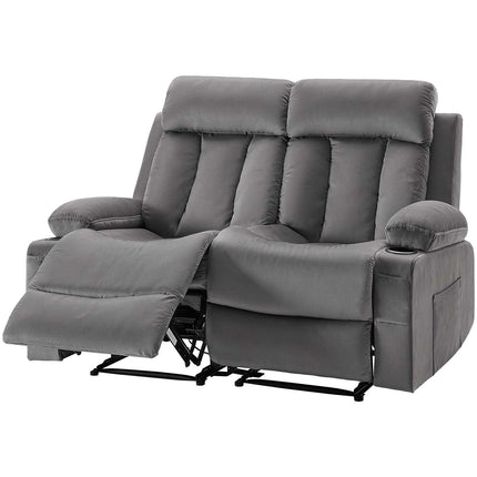 Dvivietė elektrinė masažinė sofa VEVOR A1505-2DLR, su šildymo ir masažo funkcijomis