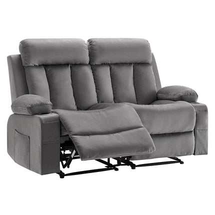 Dvivietė elektrinė masažinė sofa VEVOR A1505-2DLR, su šildymo ir masažo funkcijomis