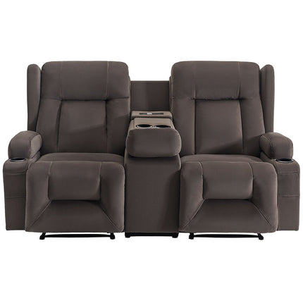Dvivietė elektrinė masažinė sofa VEVOR A1503-2DLR, su šildymo funkcija