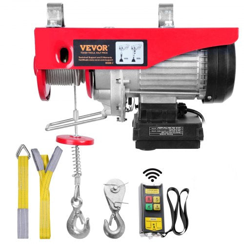 Elektrinė gervė VEVOR 850W, 400 kg keliamoji galia