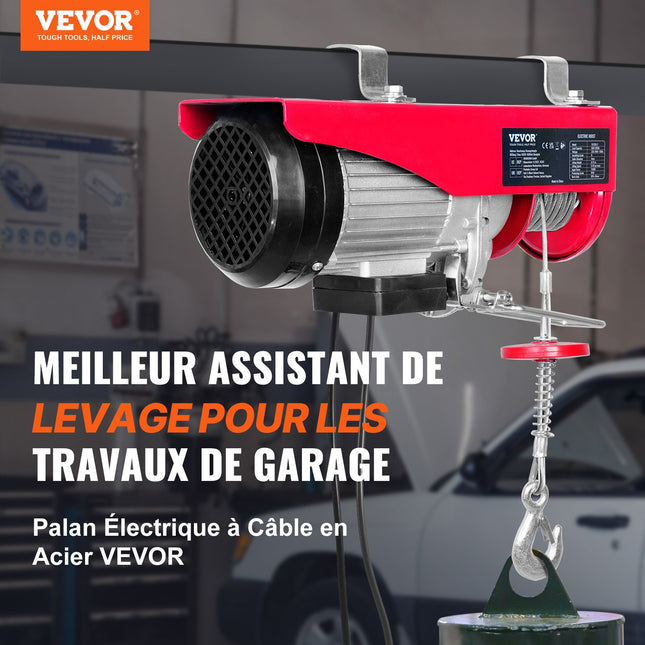 Elektrinė gervė VEVOR 1150W, 600 kg keliamoji galia