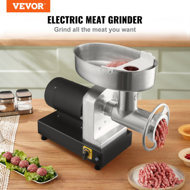 Elektrinė mėsmalė VEVOR 1A-EG932, 450 kg/val. našumas