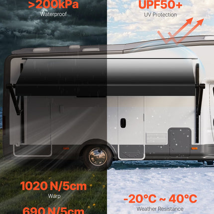 Motorizuota kemperio markizė VEVOR B2E, 15 pėdų