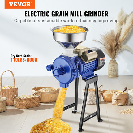 Elektrinis grūdų malūnas VEVOR GM-001, 3000W