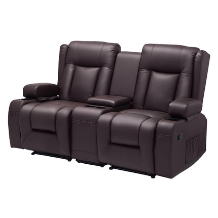 Dvivietė atlošiama sofa VEVOR SX-81673M, su vidine konsule
