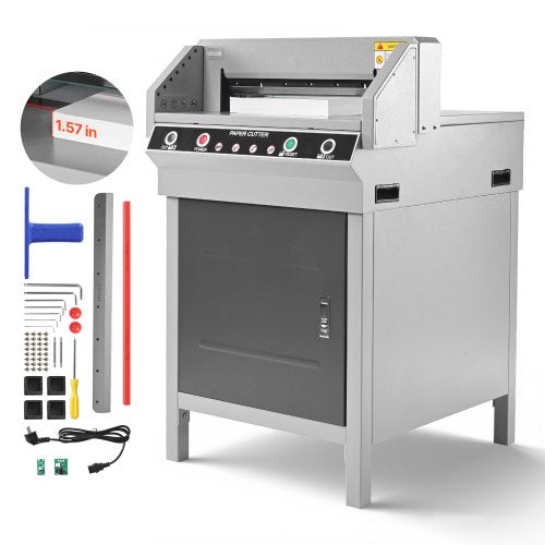 Elektrinė popieriaus pjaustyklė VEVOR G450V+, 450 mm pjovimo plotis