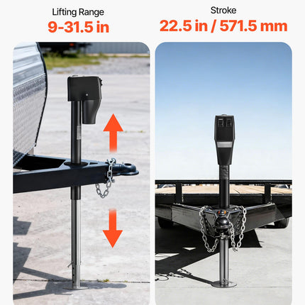 Elektrinis priekabos keltuvas VEVOR HH5000T, 2268 kg galia