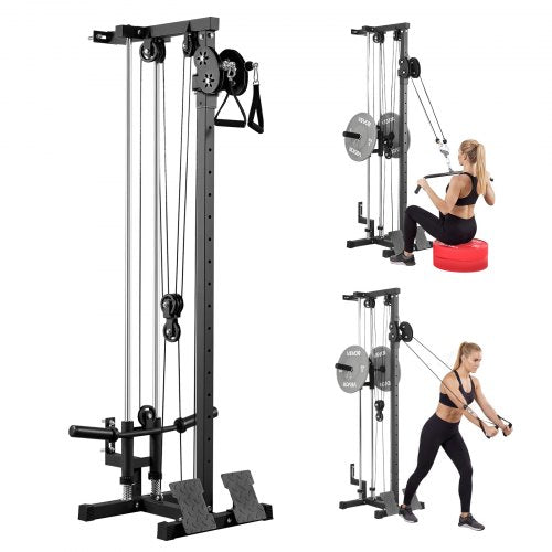 Vertikalių ir horizontalių traukų treniruoklis VEVOR HM2905B, 227 kg apkrova
