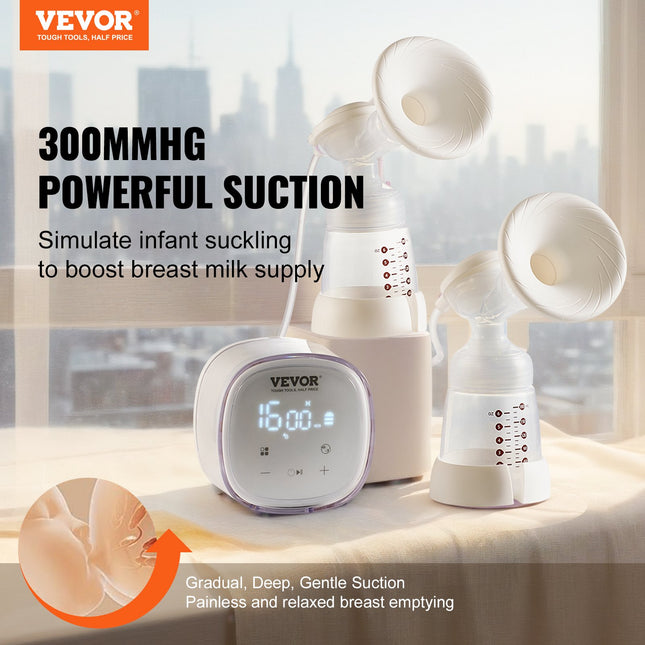 Dvigubas elektrinis pientraukis VEVOR YM-8166, 4 režimai ir 16 lygių