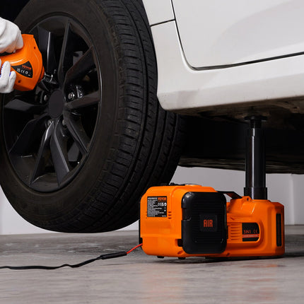 Elektrinis hidraulinis domkratas VEVOR 5T, 12V su priedais