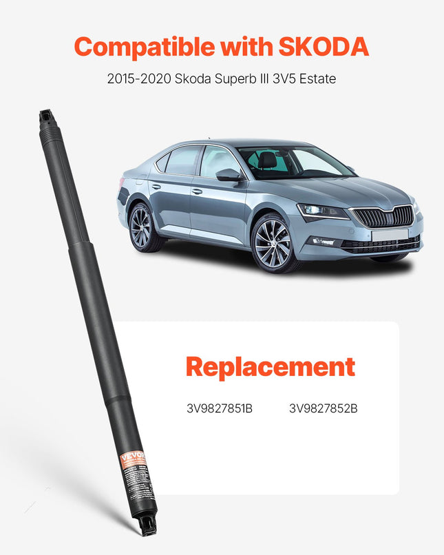 Elektriniai bagažinės pakėlimo amortizatoriai VEVOR Skoda Superb III (2015-2020), 2 vnt. rinkinys