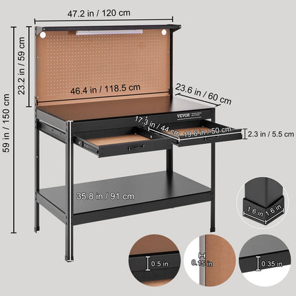 Darbastalis VEVOR JL-WB05-3, 100 kg apkrova