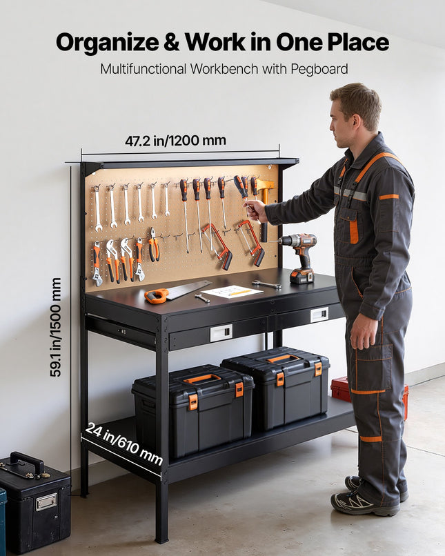 Darbastalis VEVOR MW-WB0501, 110 kg apkrova