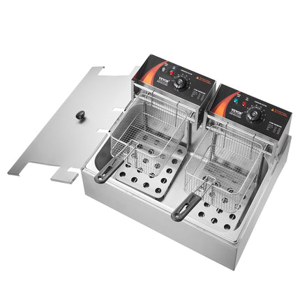Elektrinė gruzdintuvė VEVOR SC-83, 17 l