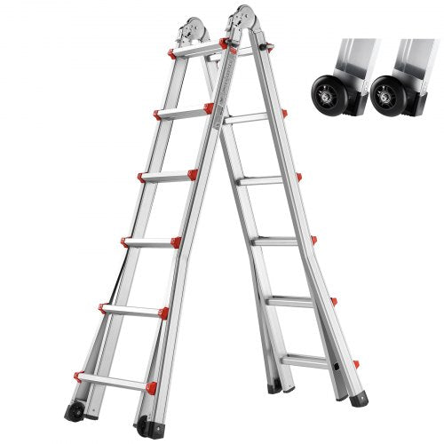 Teleskopinės kopėčios VEVOR KMP406C, 6,2 m