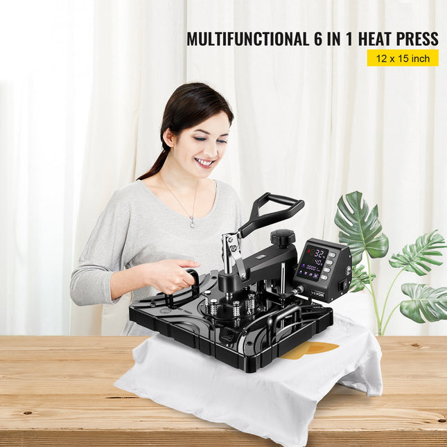 Termopresas VEVOR 6-in-1, 1000W
