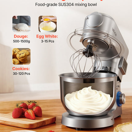 Virtuvinis kombainas VEVOR SM-1503BML, 1500W