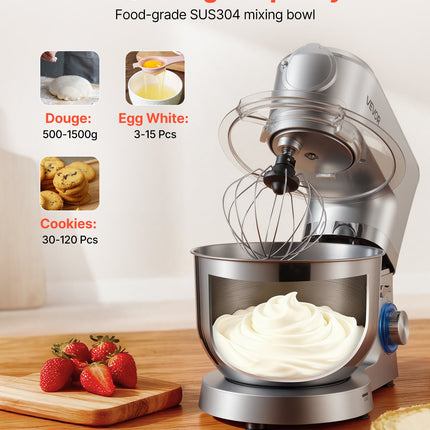 Virtuvinis kombainas VEVOR SM-1503BM, 1500W