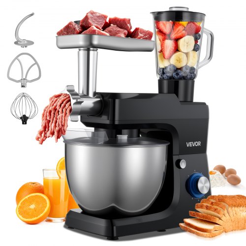 Virtuvinis kombainas VEVOR SM-1511BM, 1500 W