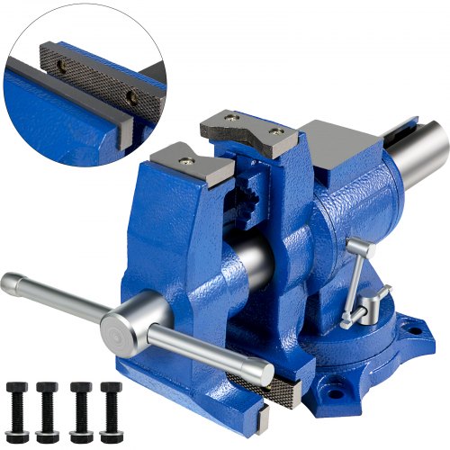 Universalus spaustuvas VEVOR 152 mm, 360° pasukamas