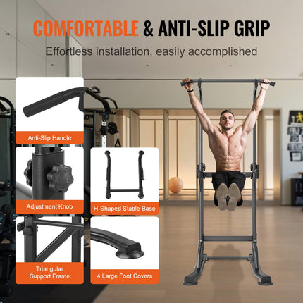 Sporto treniruoklis (Power Tower) VEVOR ssshkytxs-e, 150 kg apkrova