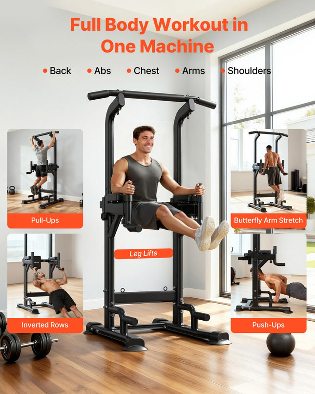Sporto treniruoklis (Power Tower) VEVOR SJ80, 150 kg