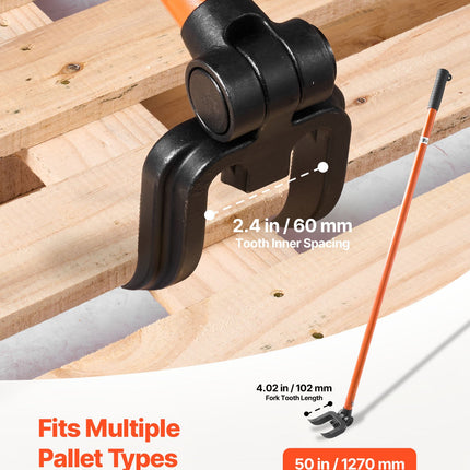 Padėklų ardymo įrankis VEVOR CL-J44, 907 kg keliamoji galia