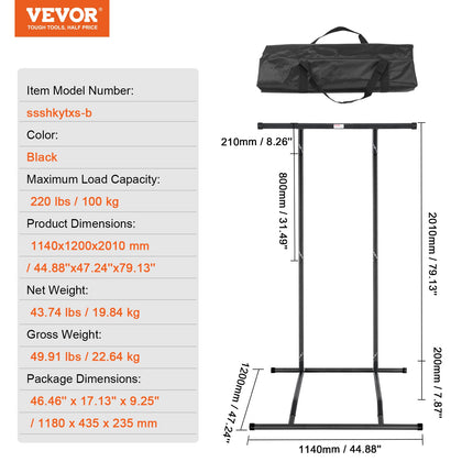 Sporto treniruoklis VEVOR ssshkytxs-b, 100 kg apkrova