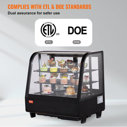 Šaldoma vitrina VEVOR XCW-100L, 100 l