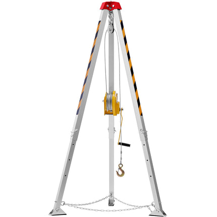 Gelbėjimo trikojis ankštoms erdvėms VEVOR HXRT-07, 816,4 kg gervė