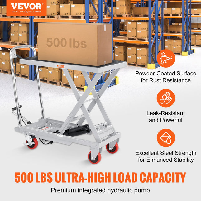 Hidraulinis kėlimo stalas VEVOR TF23, 230 kg keliamoji galia