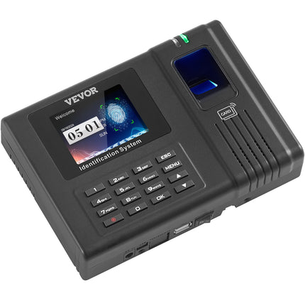 Darbuotojų laiko apskaitos terminalas VEVOR TM1000, biometrinis su RFID skaitytuvu