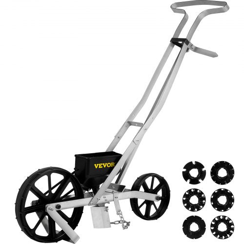 Sodo sėjamoji VEVOR SS-KS-0001, su 6 sėjimo diskais