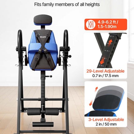 Inversinis stalas VEVOR QD002C, 136 kg keliamoji galia